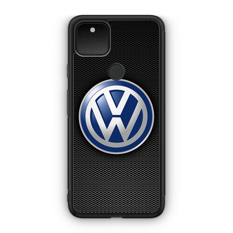 VW Logo Black Carbon Google Pixel 5 Case