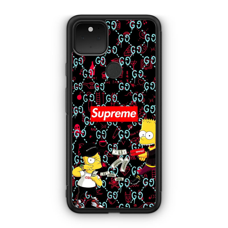 Bart Sup Bape Camo Google Pixel 5 Case