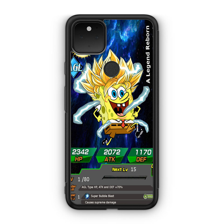 Super Saiyan Spongebob Google Pixel 5 Case