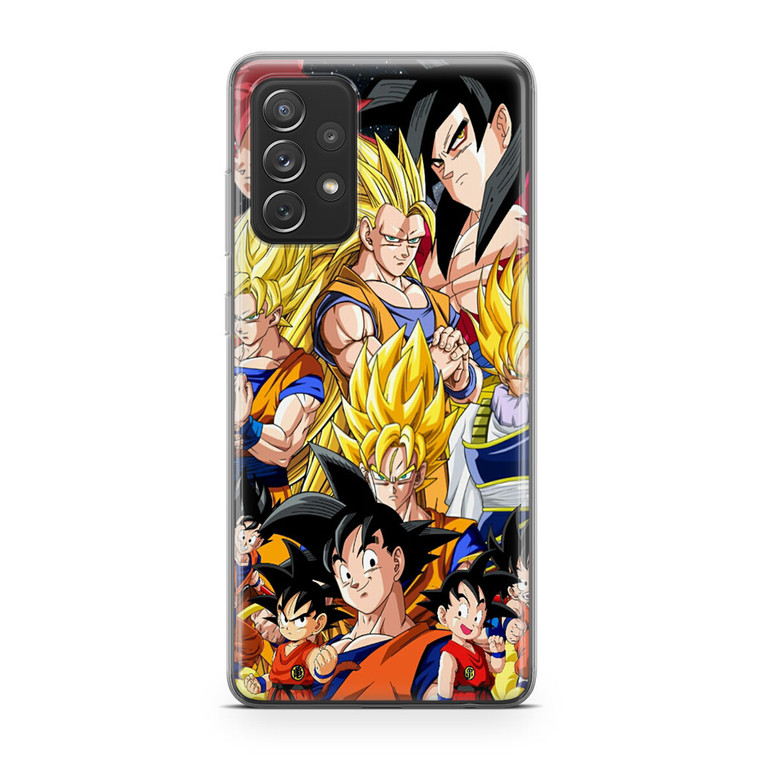 Dragon Ball Z Son Goku Collage Samsung Galaxy A32 Case