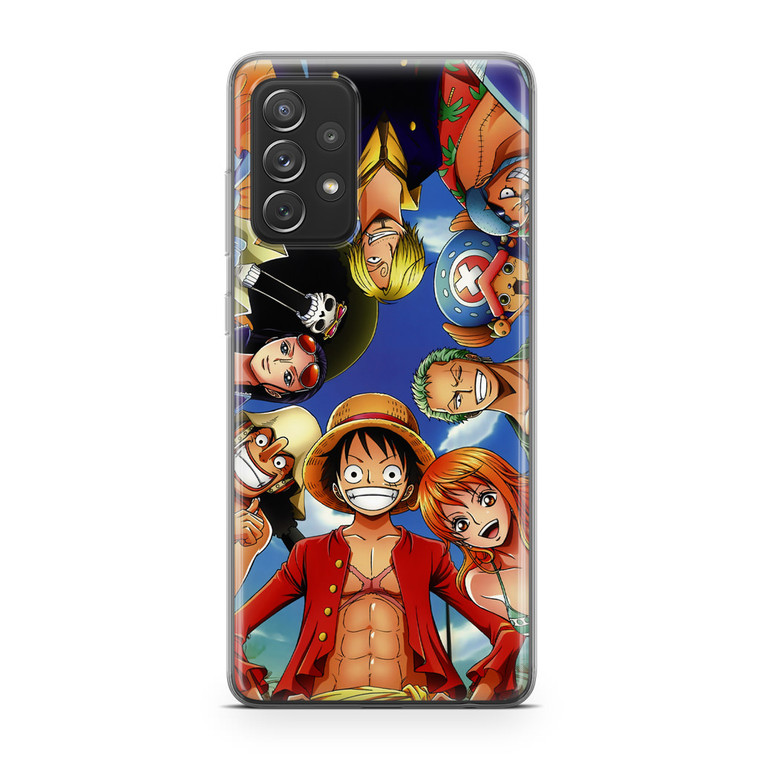 One Piece Luffy Crew Samsung Galaxy A32 Case
