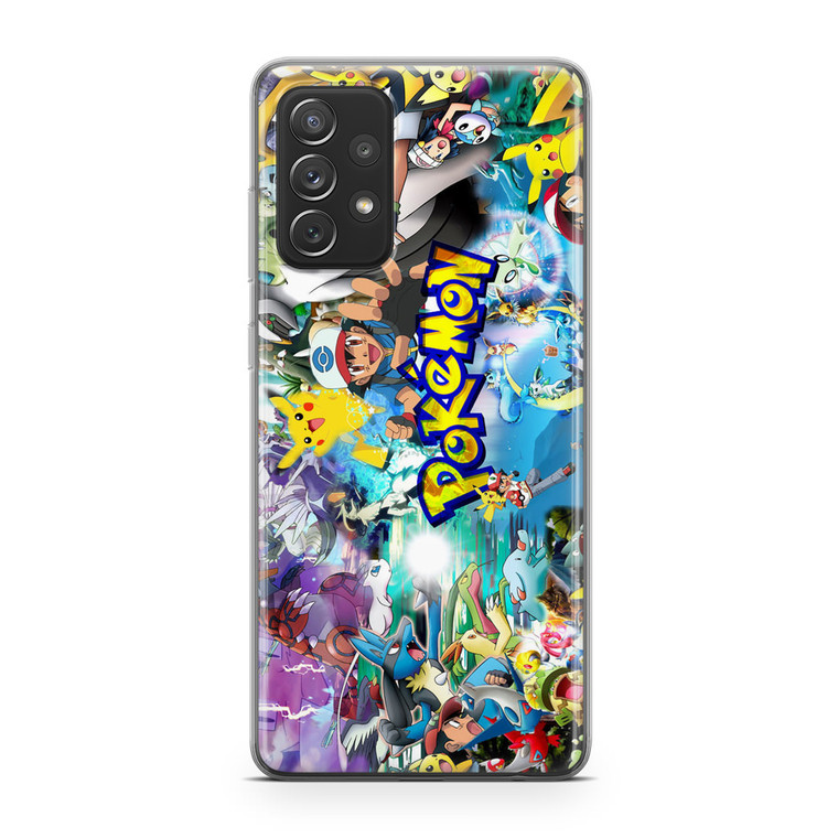 Pokemon Collage Samsung Galaxy A32 Case