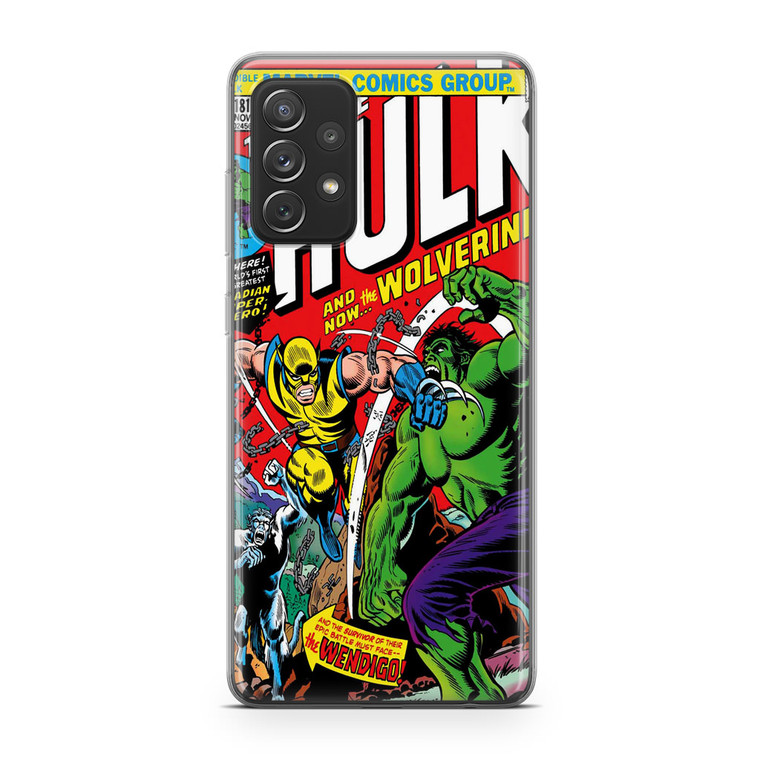 Marvel Comics Cover The Incredible Hulk Samsung Galaxy A32 Case