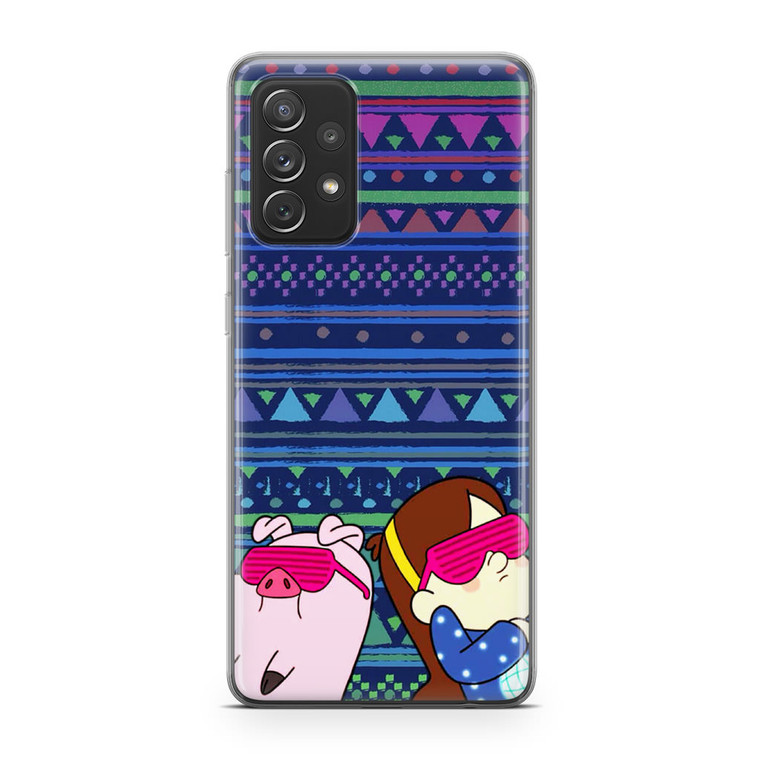 Gravity Falls Waddles And Mabel Samsung Galaxy A32 Case