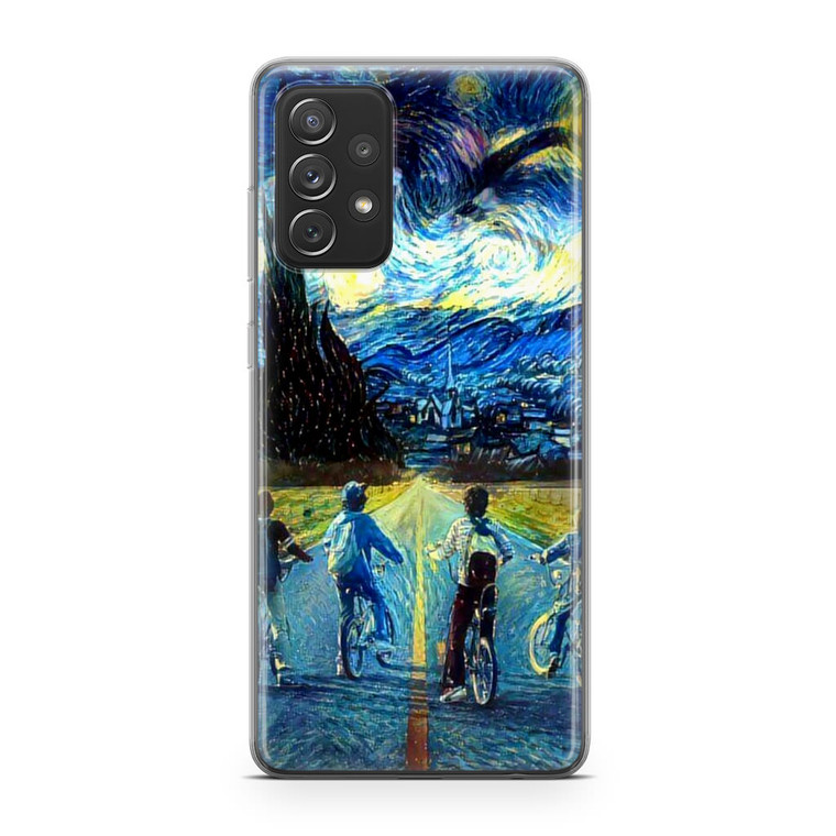 Stranger Things Starry Night Samsung Galaxy A32 Case