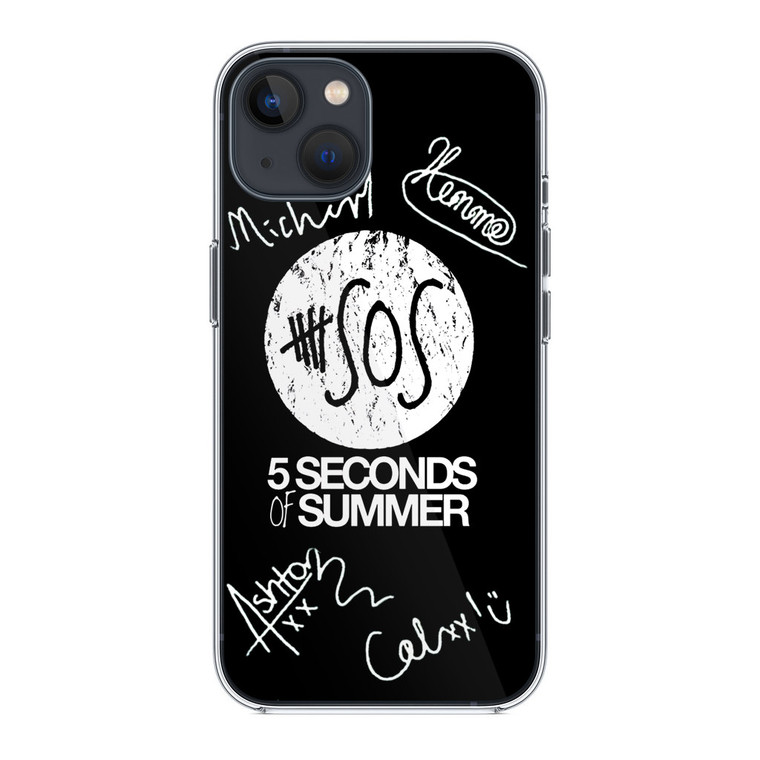 5SOS Signature iPhone 13 Mini Case