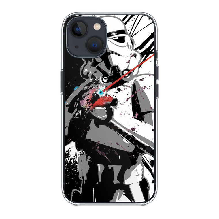 Star Wars Stormtrooper Art Print Illustration iPhone 13 Mini Case