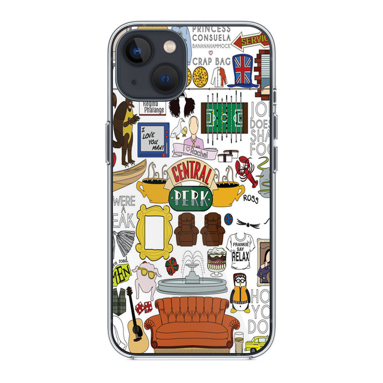Friends Tv Show Central Perk iPhone 13 Mini Case