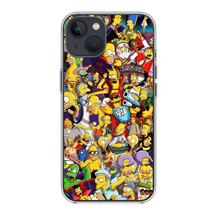 The Simpsons Characters iPhone 13 Mini Case