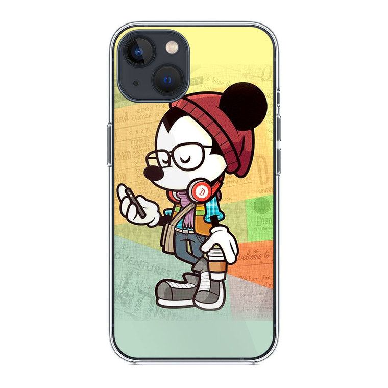 Hipster Mickey Mouse iPhone 13 Mini Case