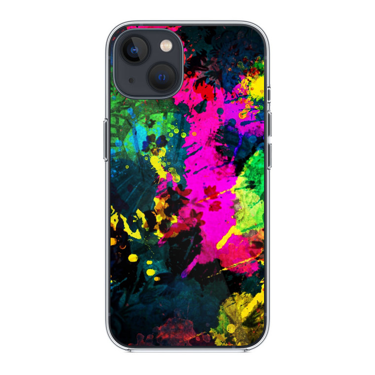 Mixture Colorfull Paint iPhone 13 Mini Case