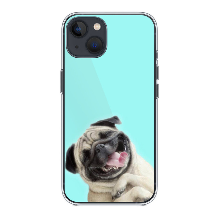 Pug Laughing iPhone 13 Mini Case