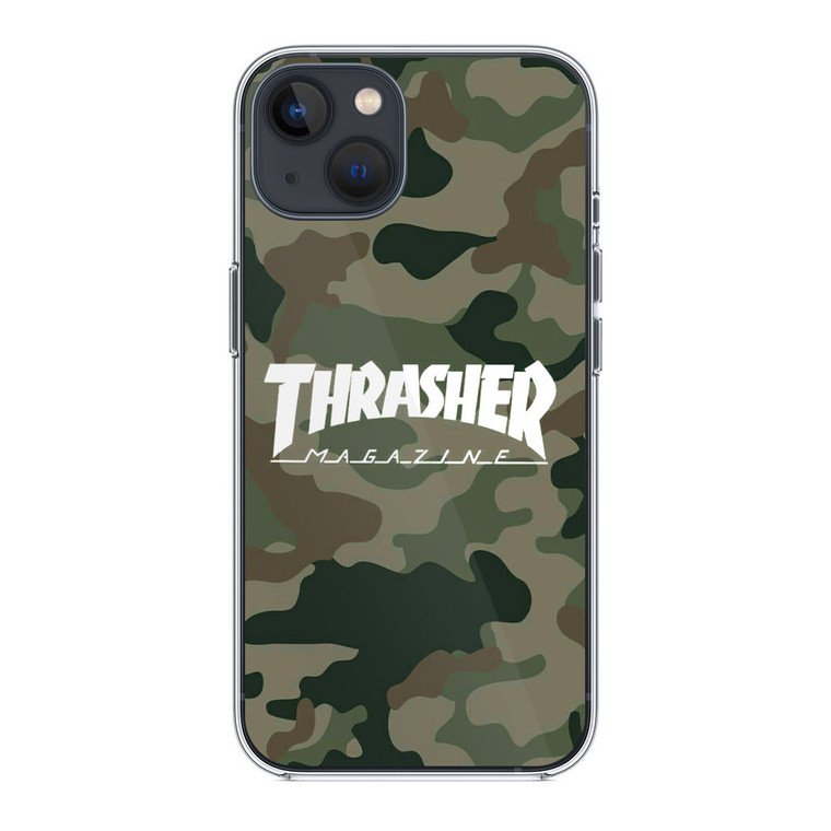 Thrasher Magazine Bape Camo iPhone 13 Mini Case