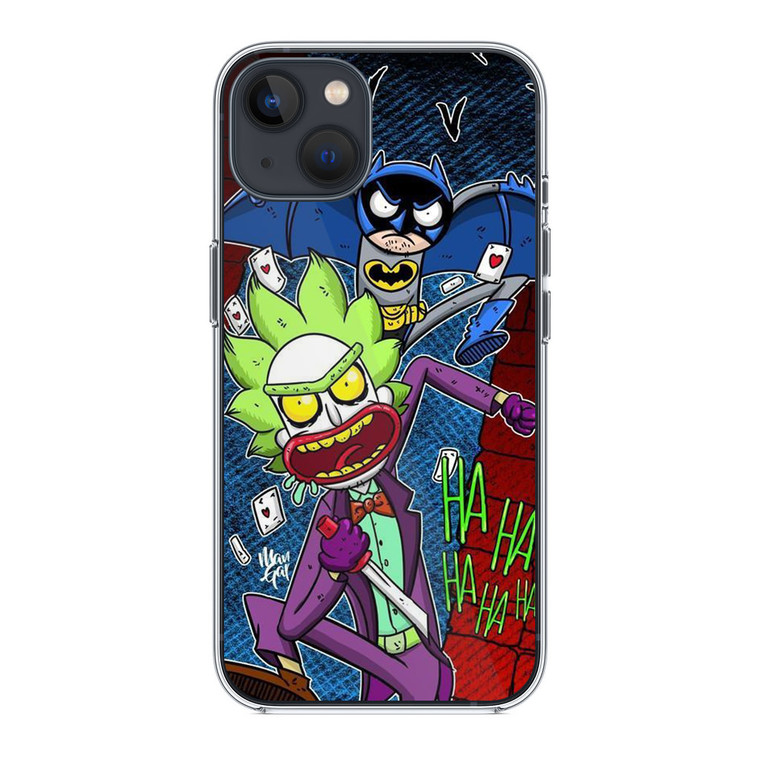 Rick and Morty Joker Batman iPhone 13 Mini Case