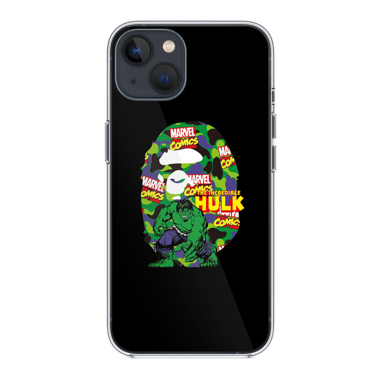 Marvel X Bape Hulk iPhone 13 Mini Case