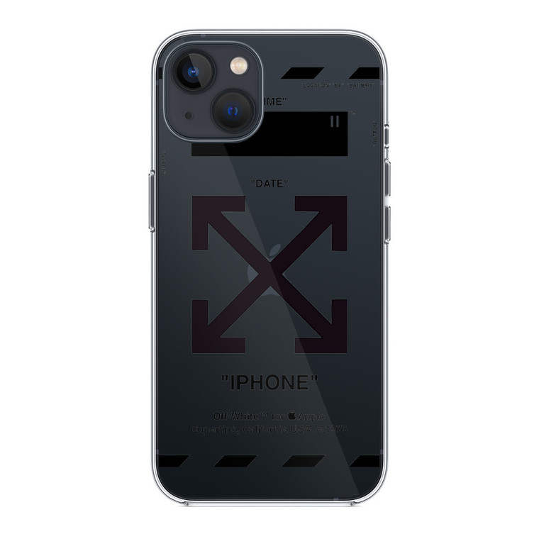 OW X Apple Transparent iPhone 13 Mini Case