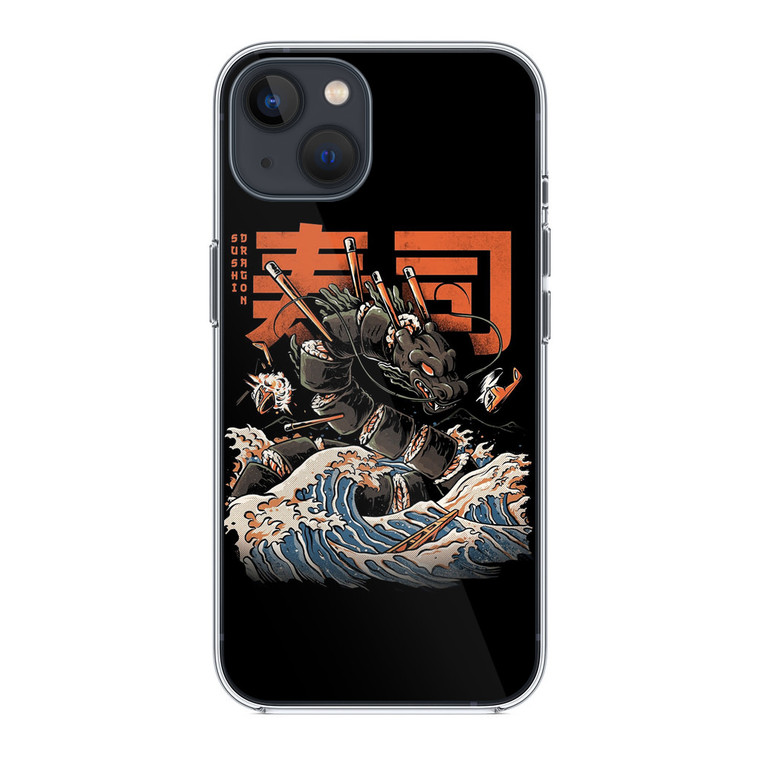 The Black Sushi Dragon iPhone 13 Mini Case