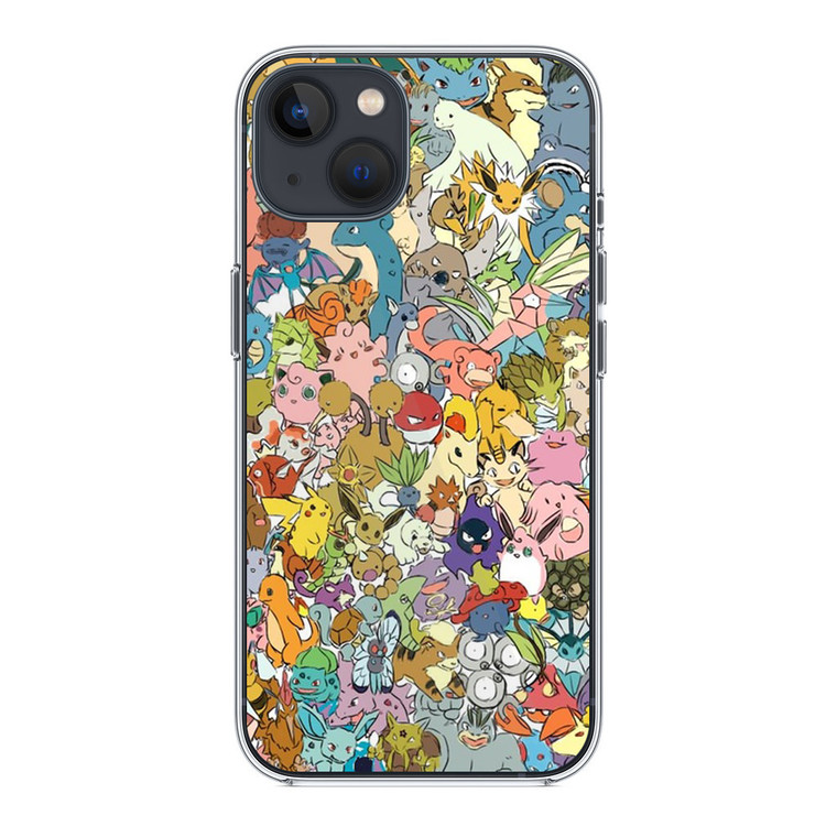 All Pokemon Characters iPhone 13 Case