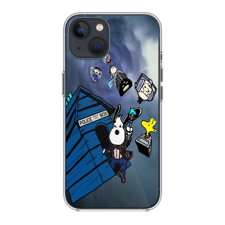 Snoopy Tardis Dr Who iPhone 13 Case