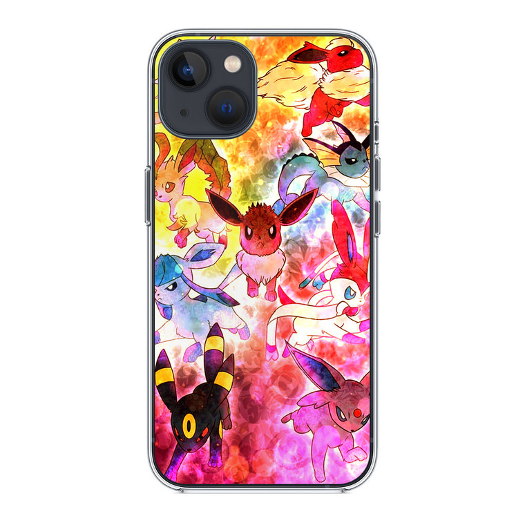 Pokemon Eevee Collage iPhone 13 Case