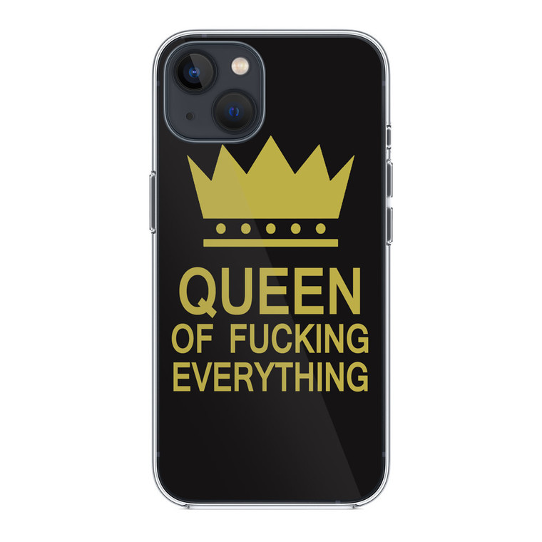 Queen of Fucking Everything Logo iPhone 13 Case