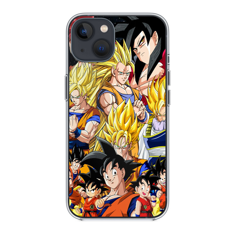 Dragon Ball Z Son Goku Collage iPhone 13 Case