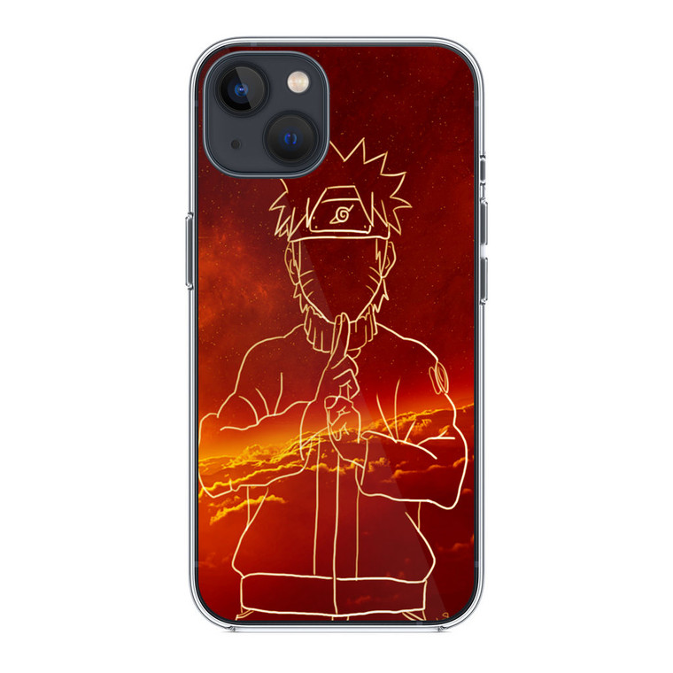 Uzumaki Naruto Drawing iPhone 13 Case