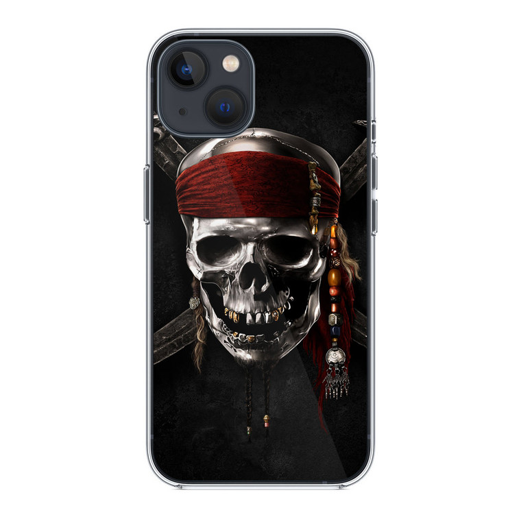 Pirates of Carribean Skull Logo iPhone 13 Case