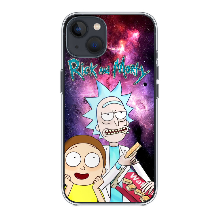 Rick and Morty Nebula Space iPhone 13 Case
