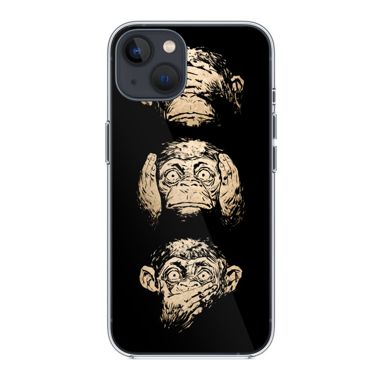 3 Wise Monkey iPhone 13 Case