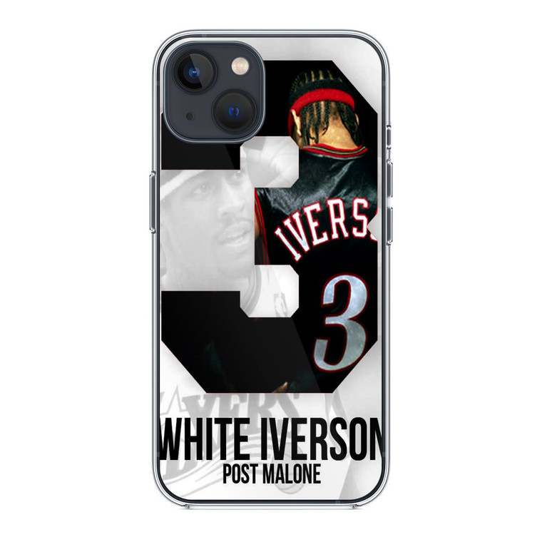 Post Malone White Iverson iPhone 13 Case