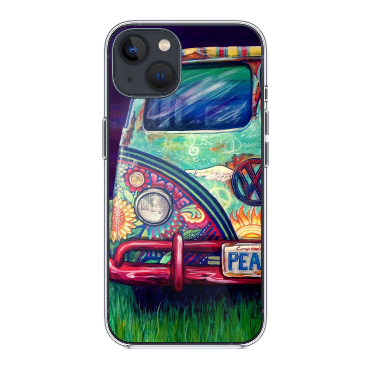 Happy Hippie VW iPhone 13 Case