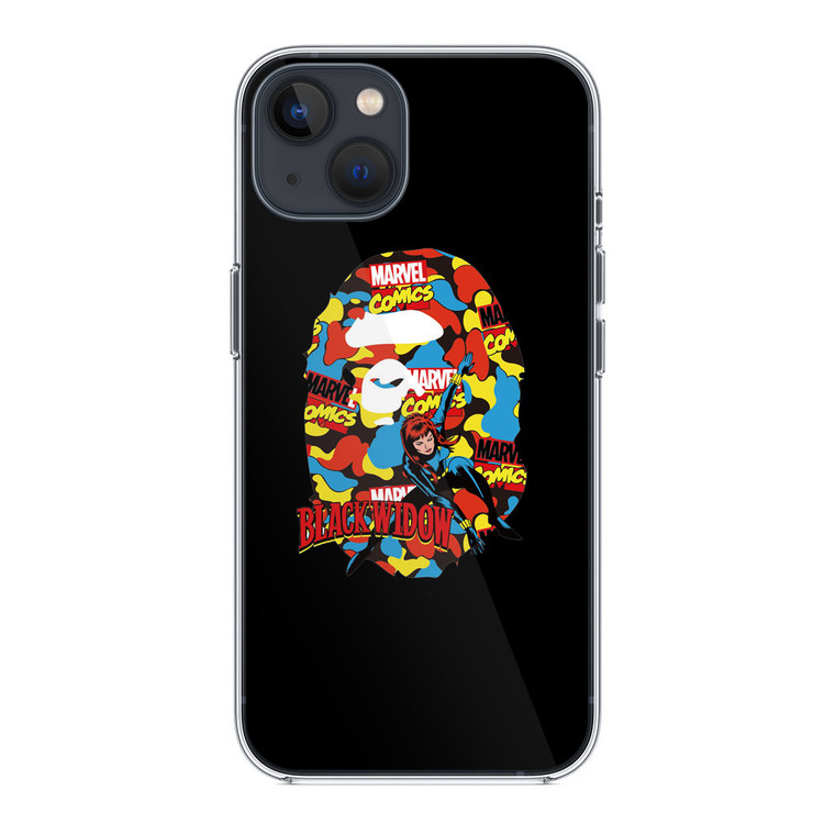 Marvel X Bape Black Widow iPhone 13 Case