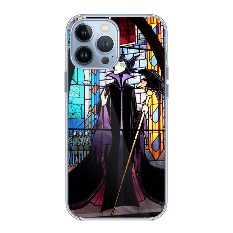 Maleficent Sleeping Beauty Glass Design iPhone 13 Pro Max Case