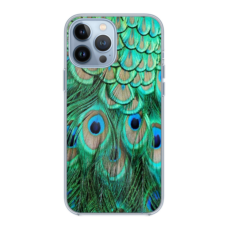 Peacock Feather iPhone 13 Pro Max Case