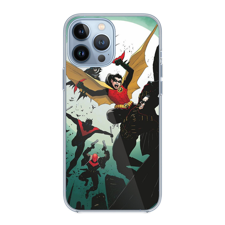 Robin, Red Robin, Red Hood and Nightwing iPhone 13 Pro Max Case