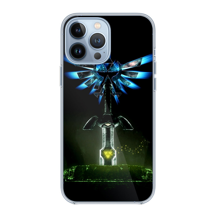 Eagle Triforce Black Legend of Zelda iPhone 13 Pro Max Case