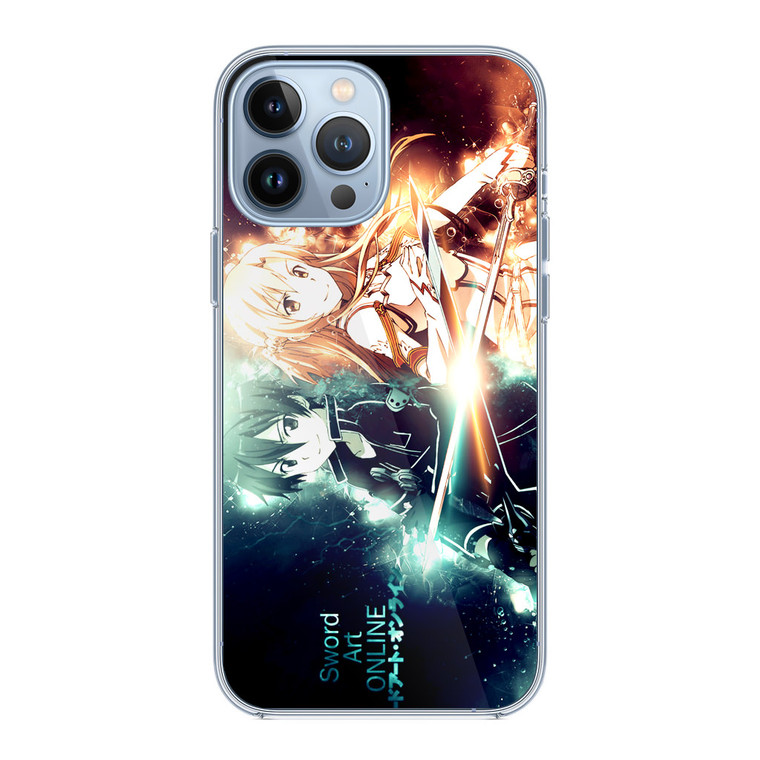 Sword Art Online Kirito and Asuna iPhone 13 Pro Max Case