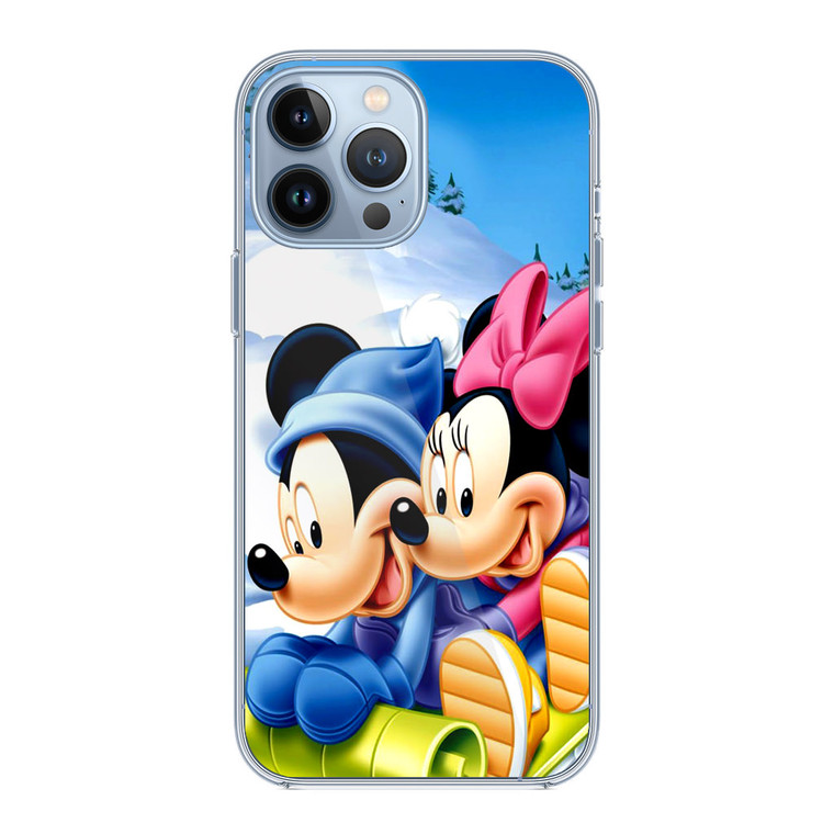 Mickey Mouse and Minnie Mouse iPhone 13 Pro Max Case