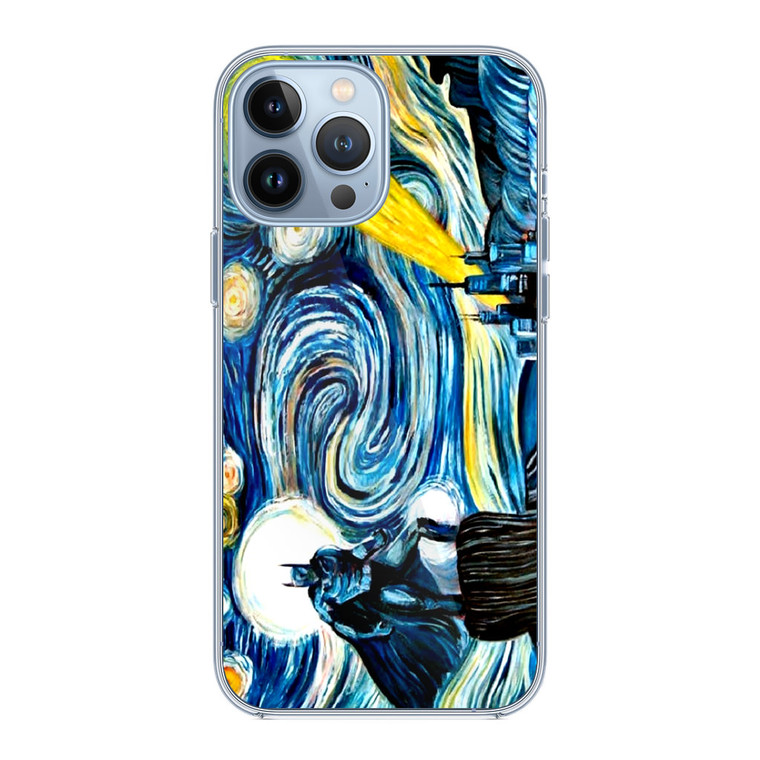 Batman Van Gogh Starry Night iPhone 13 Pro Max Case