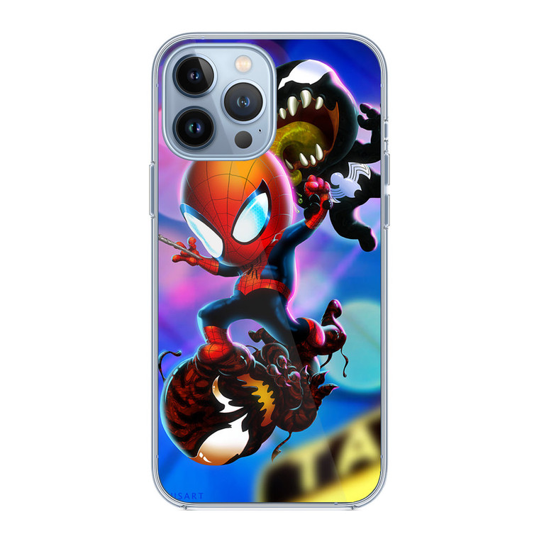 Baby Carnage Venom and Spiderman iPhone 13 Pro Max Case