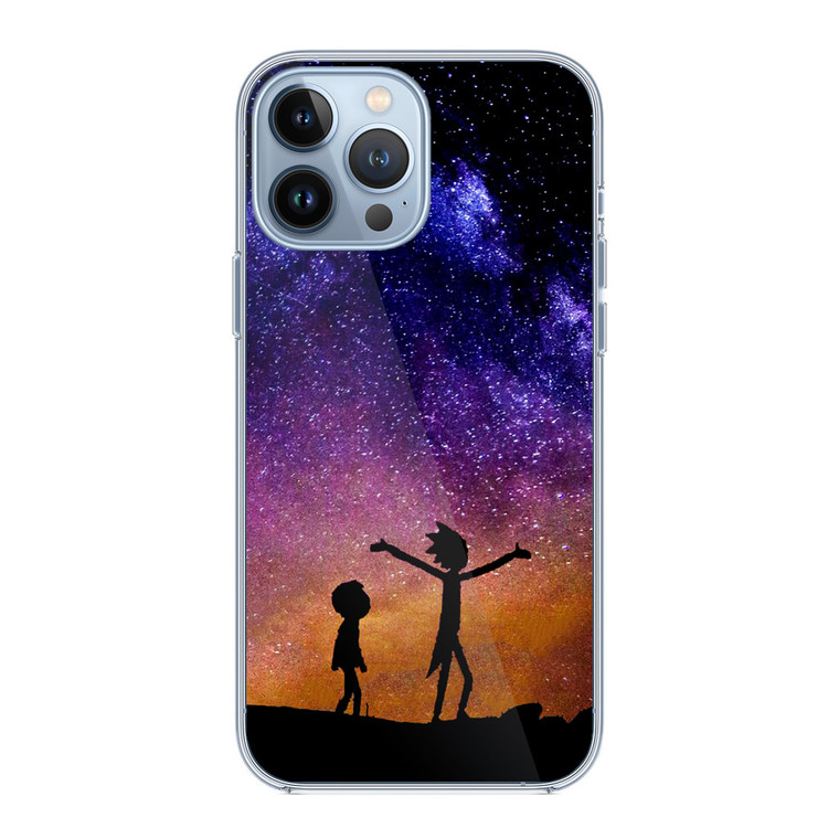 Rick and Morty Space Nebula iPhone 13 Pro Max Case