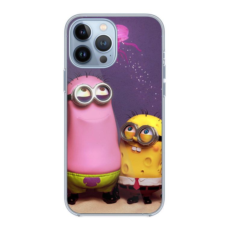 Despicable Me art Sponge and Patrick iPhone 13 Pro Max Case