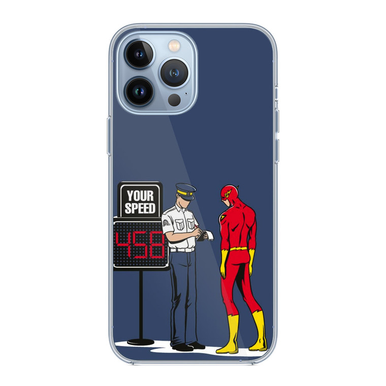 The Flash And The Cop iPhone 13 Pro Max Case