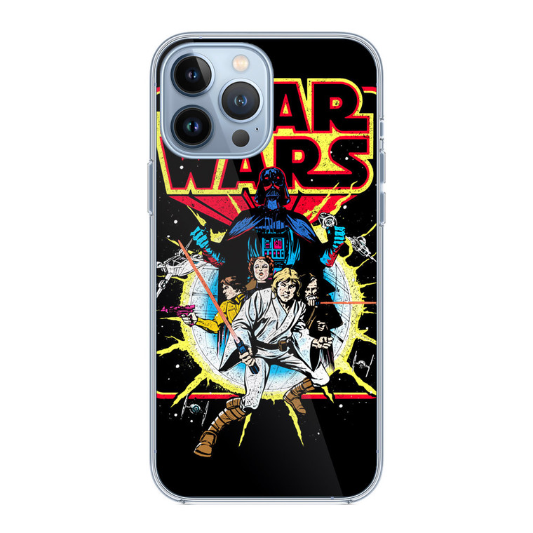 Retro Star Wars Comic iPhone 13 Pro Max Case