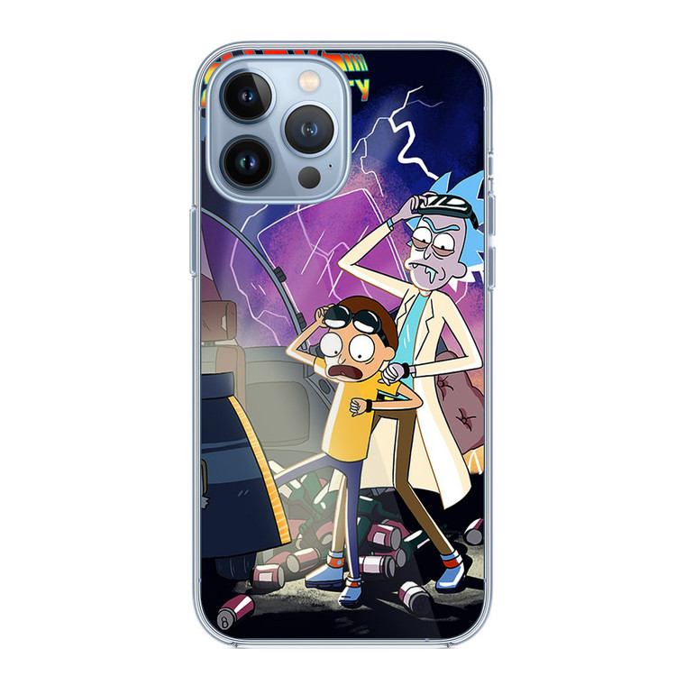 Rick And Morty Back To The Future iPhone 13 Pro Max Case