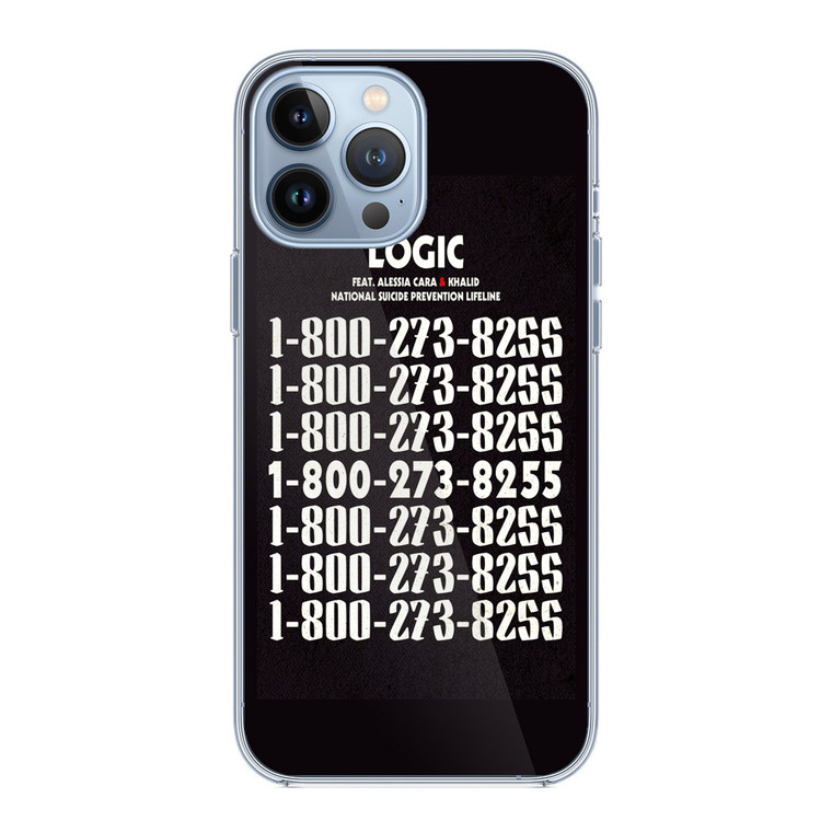 Logic 1-800-273-8255 iPhone 13 Pro Max Case