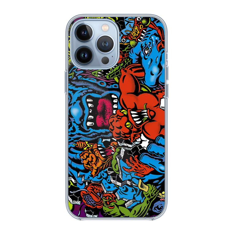 Santa Cruz Skateboard Art iPhone 13 Pro Max Case