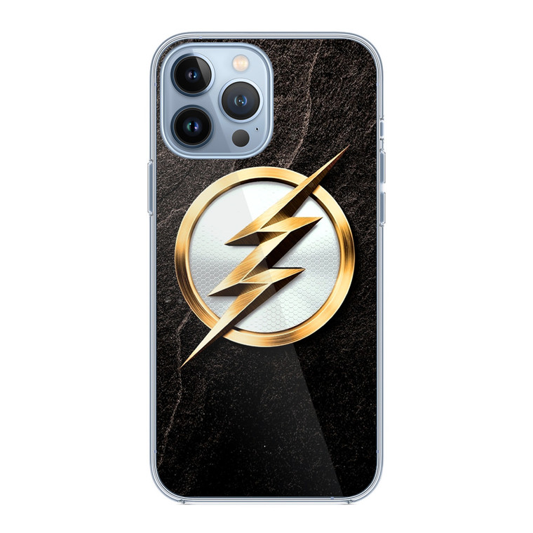 The Flash Gold Logo iPhone 13 Pro Max Case