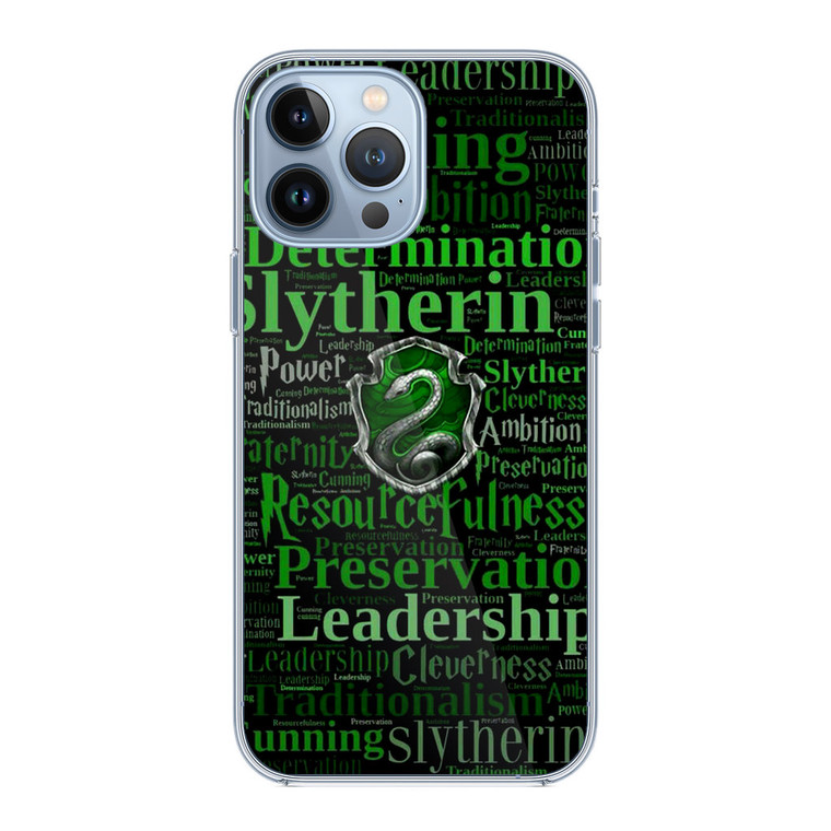 Slytherin Quote Logo iPhone 13 Pro Max Case